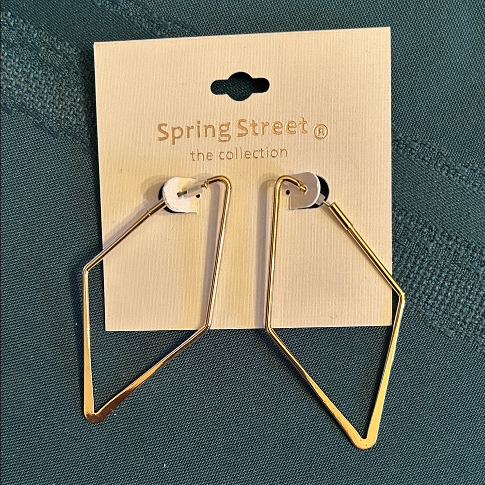 Earrings- GoldTone- by Spring Street NWT